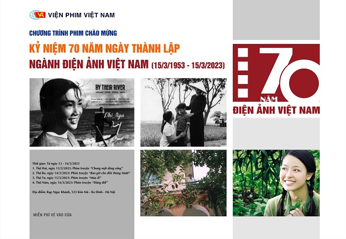   Tổ chức chương trình “Kỷ niệm 70 năm ngày thành lập Điện ảnh Cách mạng Việt Nam” 