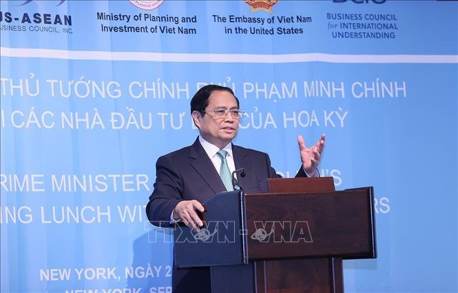 Thủ tướng Chính phủ Việt Nam gặp gỡ doanh nghiệp Hoa Kỳ