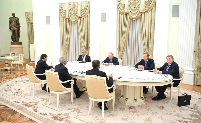 Tổng thống Nga gặp gỡ Bộ trưởng Bộ Ngoại giao Ấn Độ