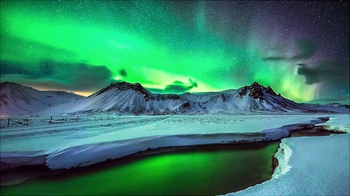 “Săn cực quang” cực chất tại Iceland