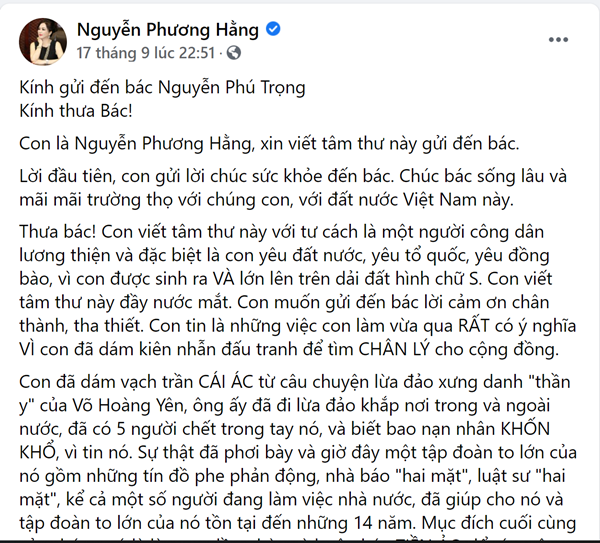 Nguyễn Phương Hằng sẽ quay trở lại sau livestream “cuối cùng”?
