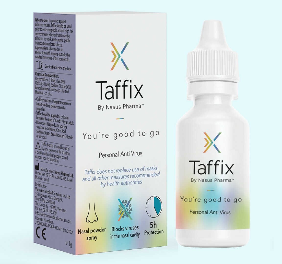 Taffix - sản phẩm xịt mũi dạng bột vừa được ra mắt