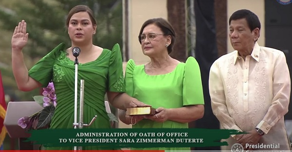 Tân nguyên thủ Philippines tuyên thệ nhậm chức