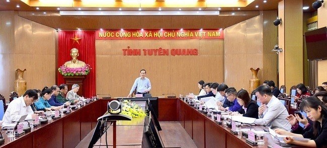 Công tác chuẩn bị lễ khai mạc Năm du lịch Tuyên Quang 