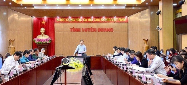 Công tác chuẩn bị lễ khai mạc Năm du lịch Tuyên Quang