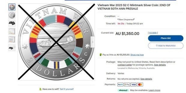 Việt Nam phản đối một số vật phẩm tại Úc có hình ảnh “cờ vàng”